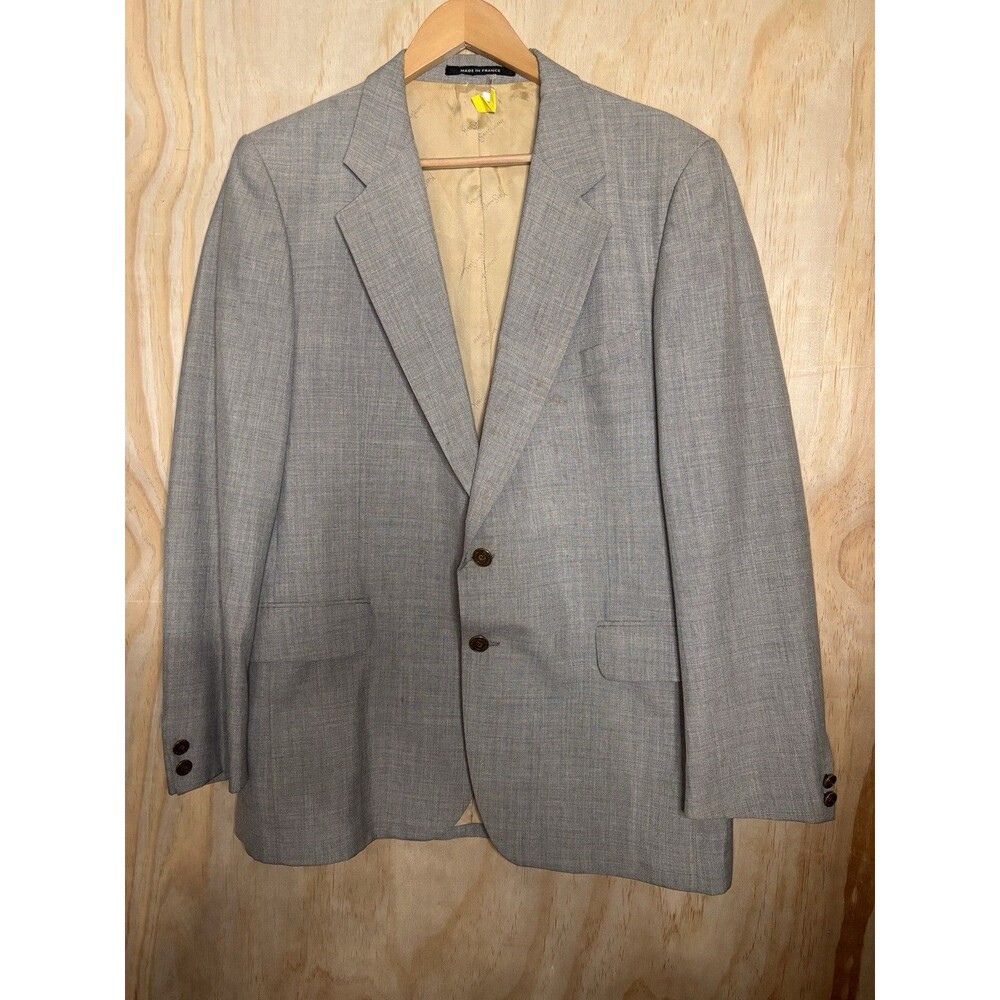 VINTAGE Yves Saint Laurent Custom Blazer Pierre Cardin Buttons Measurements Pics
